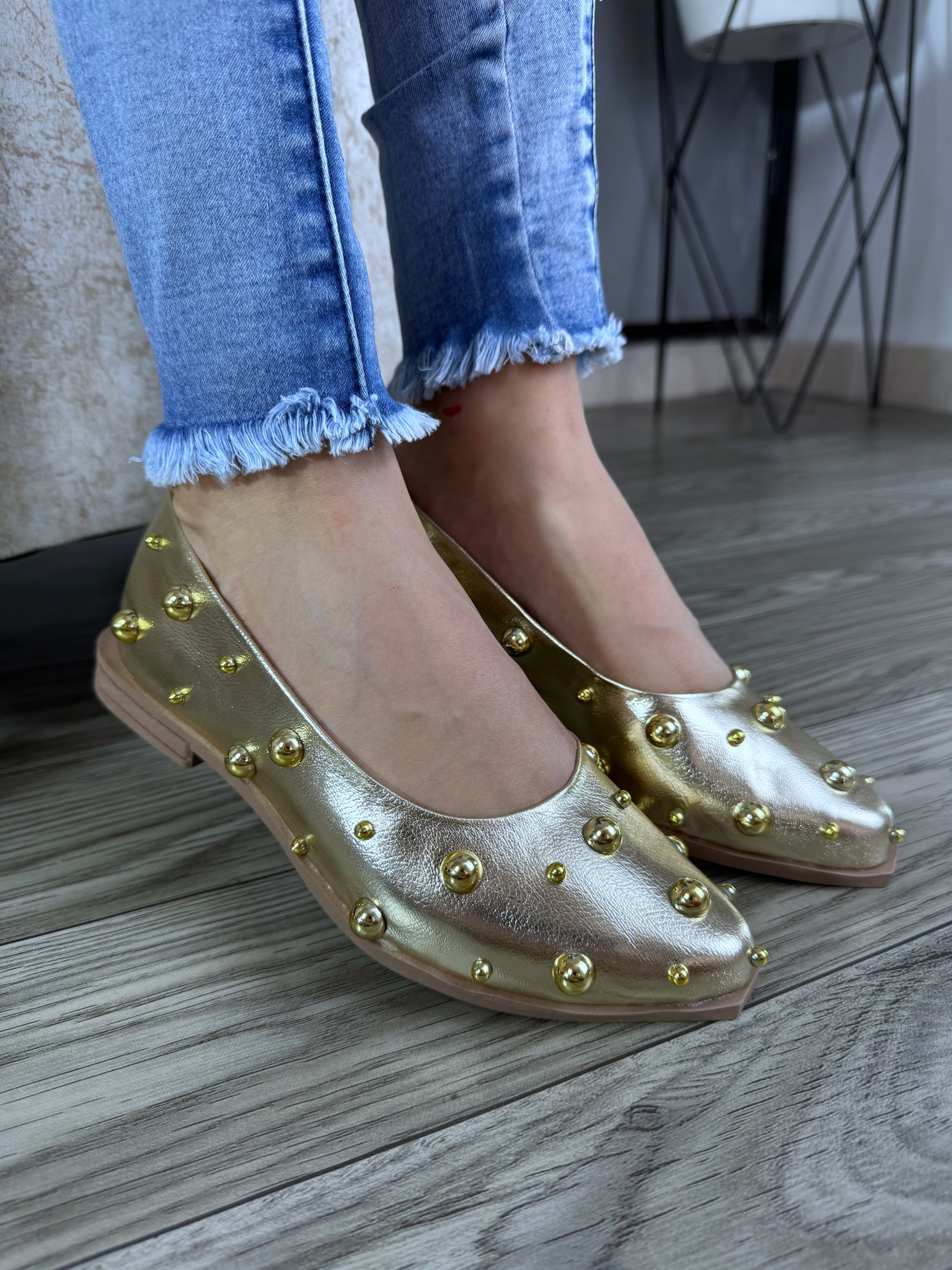 FLAT PERLAS DORADO