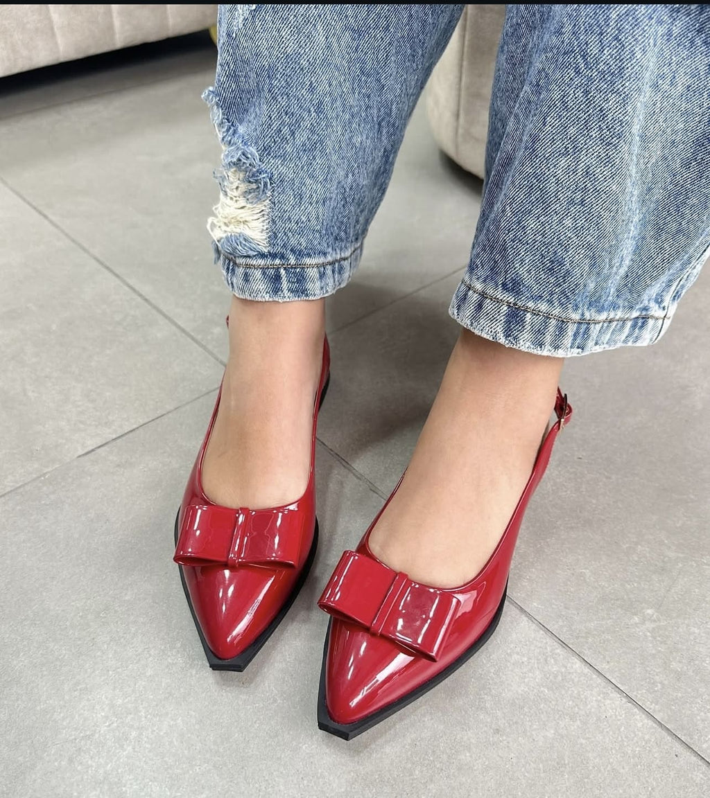 FLAT MARIE MOÑO ROJO