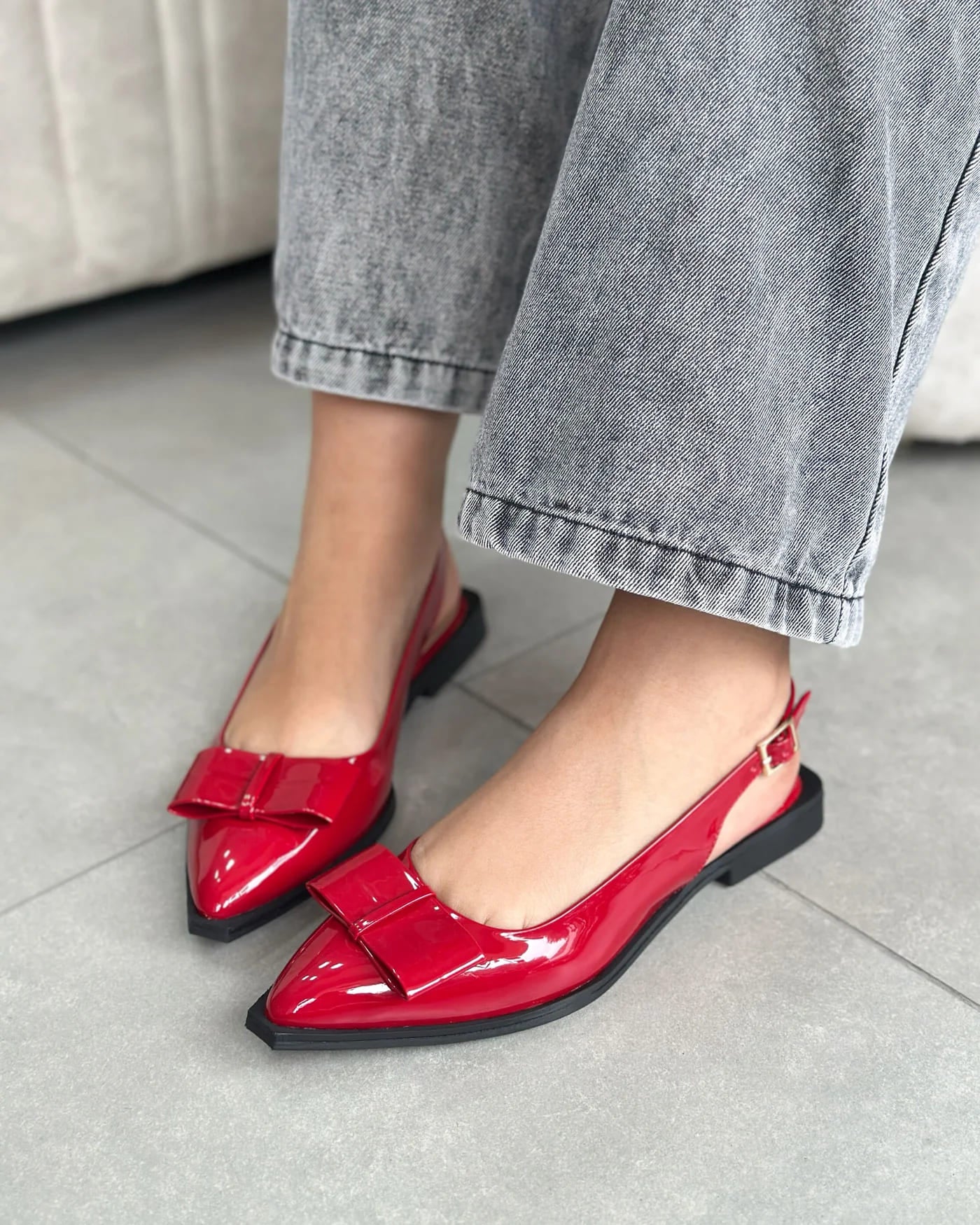 FLAT MARIE MOÑO ROJO