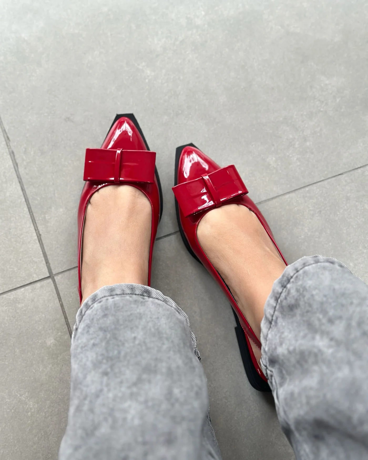 FLAT MARIE MOÑO ROJO